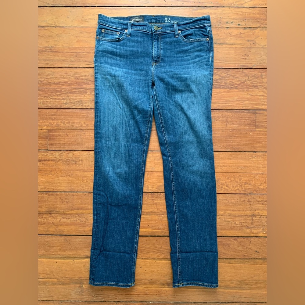 JCrew | Matchstick (straight) jeans | sz 32 reg | EUC